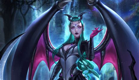 Wallpaper Succubus Demon Wings Fantasy Art Artwork Fantasy Girl