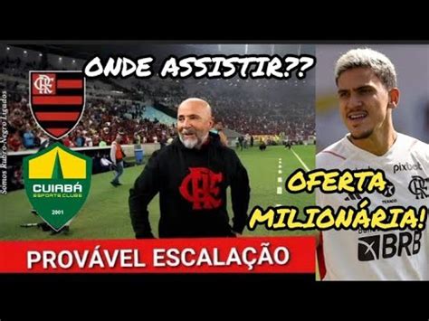 Prov Vel Escala O Do Flamengo X Cuiab Onde Assistir Vivo Benfica Faz