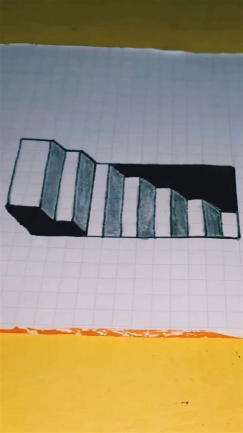 3d drawing illusion 😎 how to draw 3d #3d #art #illusion [Video] in 2023 ...