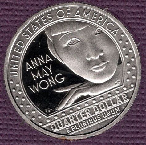 2022 S Anna May Wong American Women Quarters Proof 02 005 For Sale