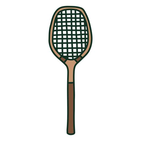 Tennis Racquet Doodle PNG SVG Design For T Shirts