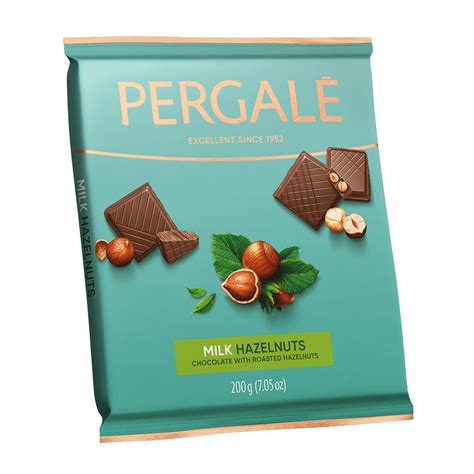 Milk Chocolate Pergal With Whole Hazelnuts Pergale