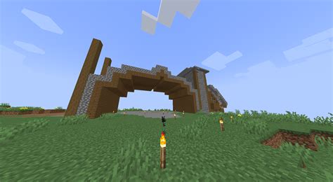 What should i make in this arch? I just need ideas : r/Minecraft