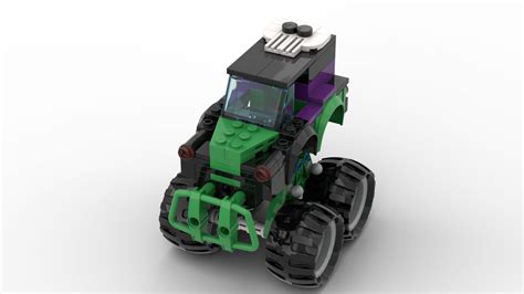 LEGO® instructions Monter`s Jam mini Grave Digger