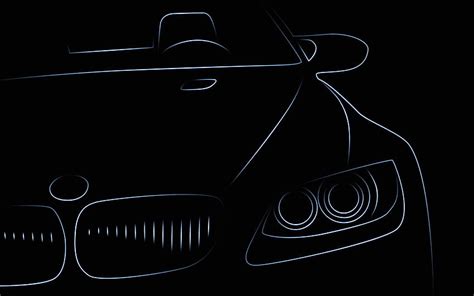 Bmw Auto Front Headlights Painting Art Vector Graphics Bmw Lights Hd