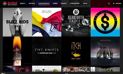 Red Bull Records Css Design Awards