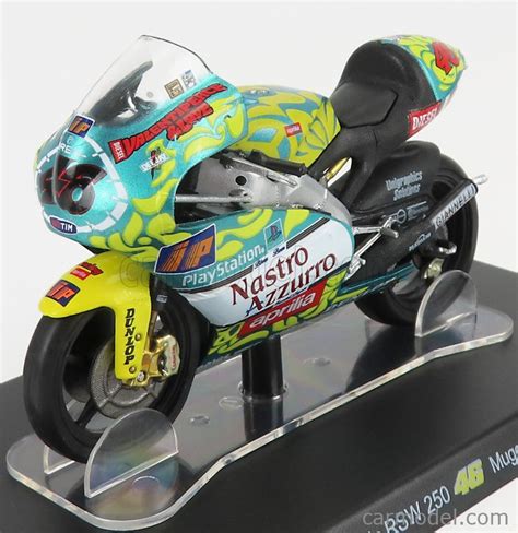 EDICOLA AHVAL008 Scale 1 18 APRILIA RSW 250cc NASTRO AZZURRO N 46