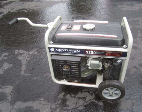 Centurion By Generac 3250 Watt Gas Generator Mark Van Hook Auctioneer