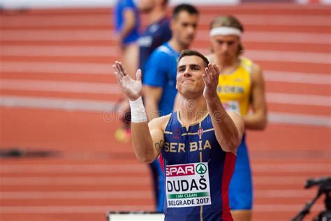 Atletismo Mihail Dudas Heptathlon Do Homem Decatlo Foto Editorial