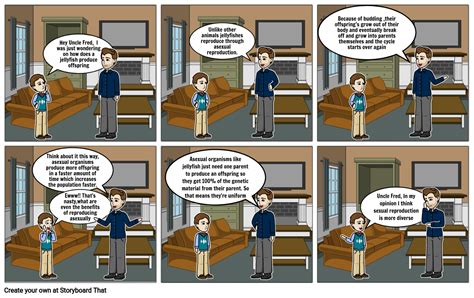 Asexual Reproduction Comic Strip Storyboard By Alessandra14134