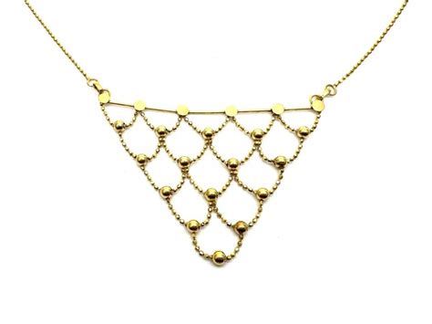 Secondhand Ct Yellow Gold Fancy Beaded Necklet At Segal S Jewellers