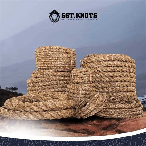 Twisted Manila Rope Sgt Knots 3 Strand Natural Fiber Rope Hardwares Online Store