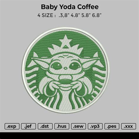 Baby Yoda Coffee – embroiderystores