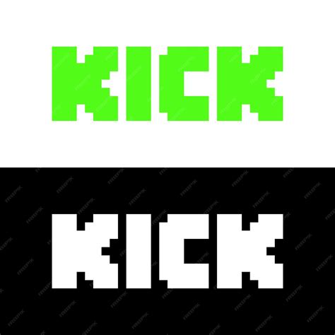 Kick Logo Vector Descargar Kick Streaming Icono Logo Vector Eps