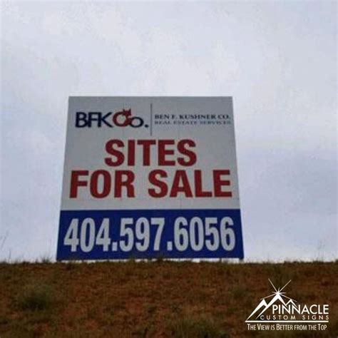 Custom Residential & Commercial Real Estate Signs