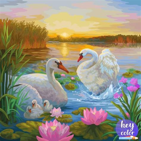 Pin By Luciana On Hey Color Swan Painting Hand Painting Art Nature