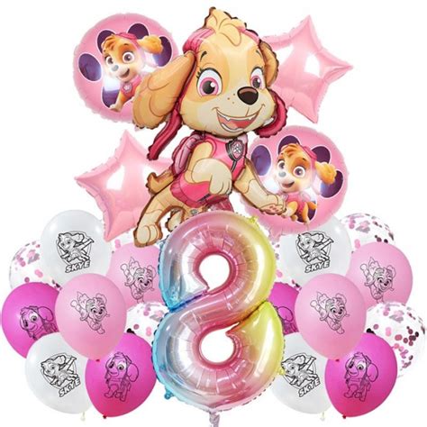 D Coration Anniversaire Pat Patrouille Kit Ballons Ans Stella La