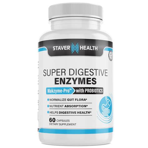 Super Digestive Enzymes Super Enzymes Digestive Aid Staverhealth