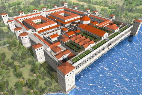 3d Reconstruction Of The Roman Imperial Palace In Split Croatia