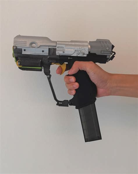 Halo Magnum Nerf blaster finalised, available on Etsy : r/Nerf