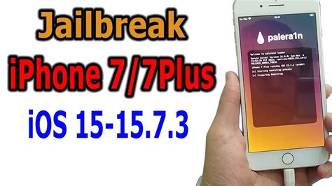 How To Jailbreak IPhone 7 7 Plus IOS 15 15 7 3 With Palera1n On Windows