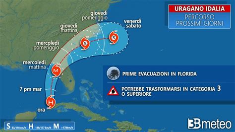 Cronaca Meteo L Uragano Idalia Punta La Florida E Si Intensifica