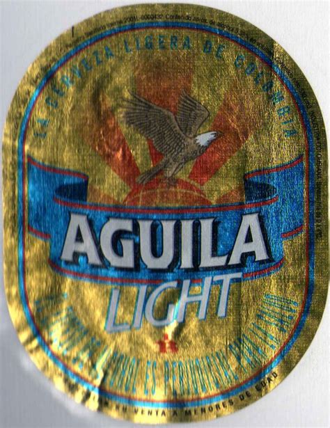 Etiquetas De Cervezas Y Maltas Colombianas Aguila Light