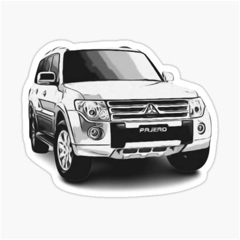 Mitsubishi Pajero Sticker For Sale By NBshop Redbubble