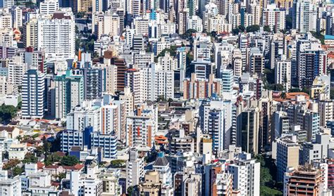 Aerial view of urban area with buildings. · Free Stock Photo