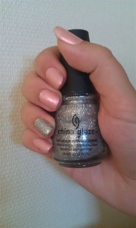 Temptation Carnation By China Glaze With One Silver Lining By China