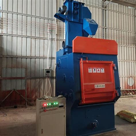 Q326 Small Pieces Parts Tumble Belt Shot Blasting Machine For Sale