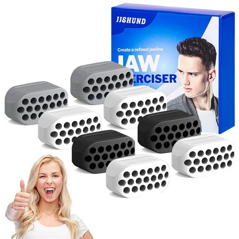 Mua 8 Pcs Jaw Exerciser For Men Women 3 Resistance Levels Jawline