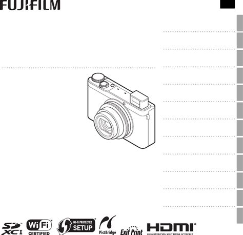 User manual Fujifilm XQ2 (English - 164 pages)