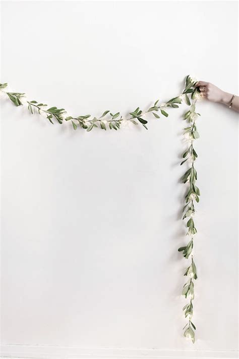 DIY String Lights Garland - Homey Oh My