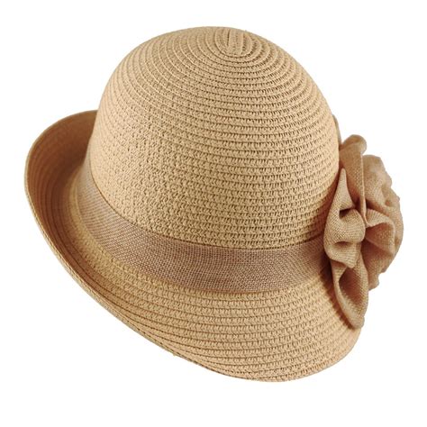 Womens Floppy Summer Sun Beach Wide Brim Straw Hat Ebay