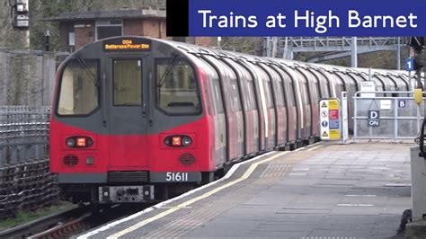 London Underground Northern Line Trains At High Barnet YouTube