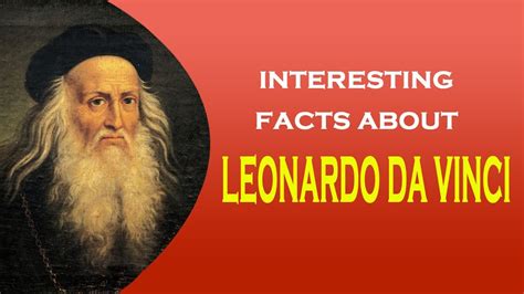 Leonardo Da Vinci Paintings Facts