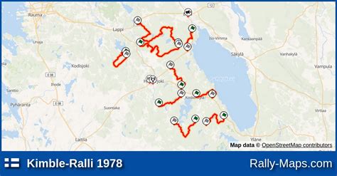 Maps Kimble Ralli 1978 Rally