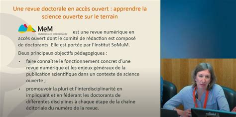 Les Pratiques De Science Ouverte Mises En Place Dans La Revue Doctorale