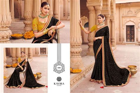 Kavira Aadhya Pure Satin Silk Sarees Collection At Wholesale Rates