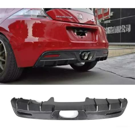 Real Carbon Fiber Rear Bumper Trunk Lip Spoiler Diffuser Body Kit For