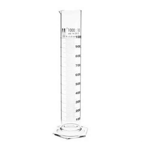 Borosilicate Glass Cylindrical 1000ml Measuring Cylinder Borosilicate Capacity 1000 Ml For