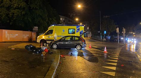 St Gallen Vier Unfälle im Stadtgebiet