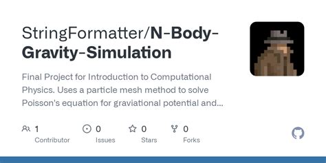 Github Stringformattern Body Gravity Simulation Final Project For