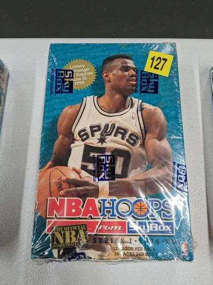 Nba Hoops Factory Sealed Wax Box Packs South Auction