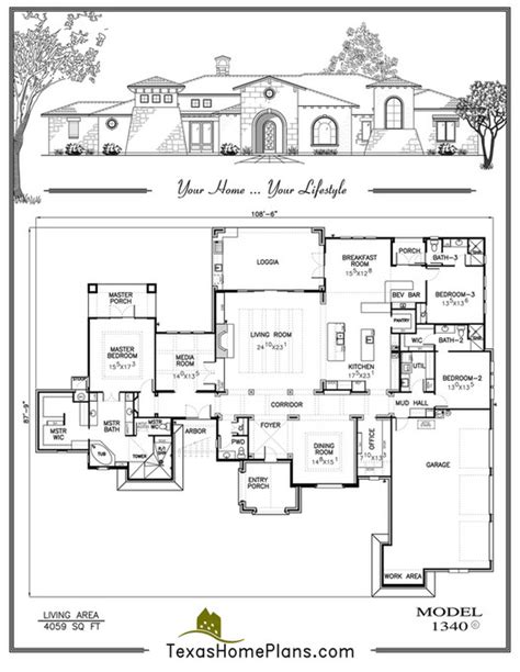 Texas Home Plans Texas Mission Homes Page 76 77