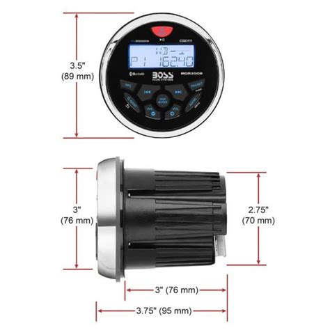 St R O Marin Boss Audio Systems Mgr B Digital Media R Cepteur Gauge