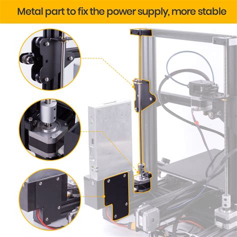 Hictop Ender 3 Dual Z Axis Upgrade Kit With Lead Screw And Stepper Mot Hictop 3d Printer