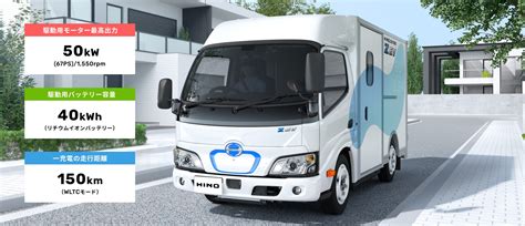 日野デュトロ Z Ev（小型bevトラック） 日野自動車