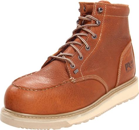 Timberland Pro Mens Barstow Wedge Alloy Steel Toe Work Bootbrown13 M